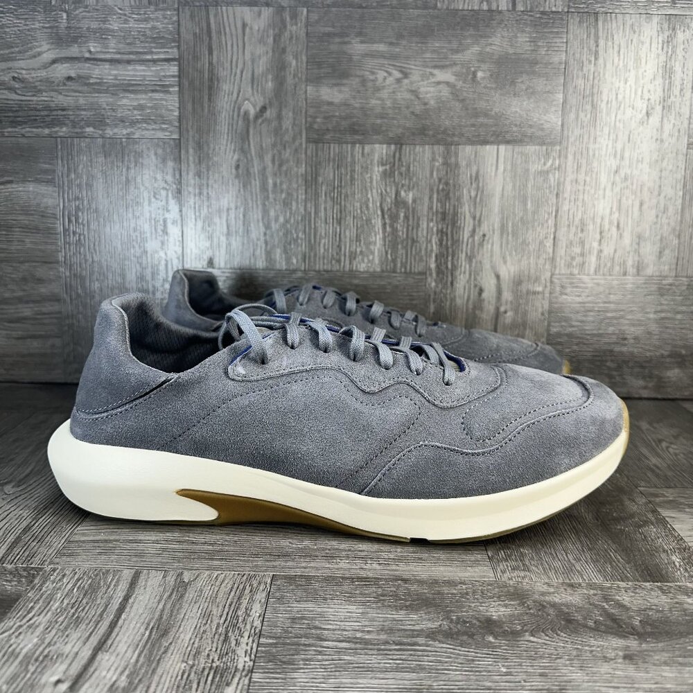 Olukai Koheo Men's size 11 Grey Suede Casual Shoes